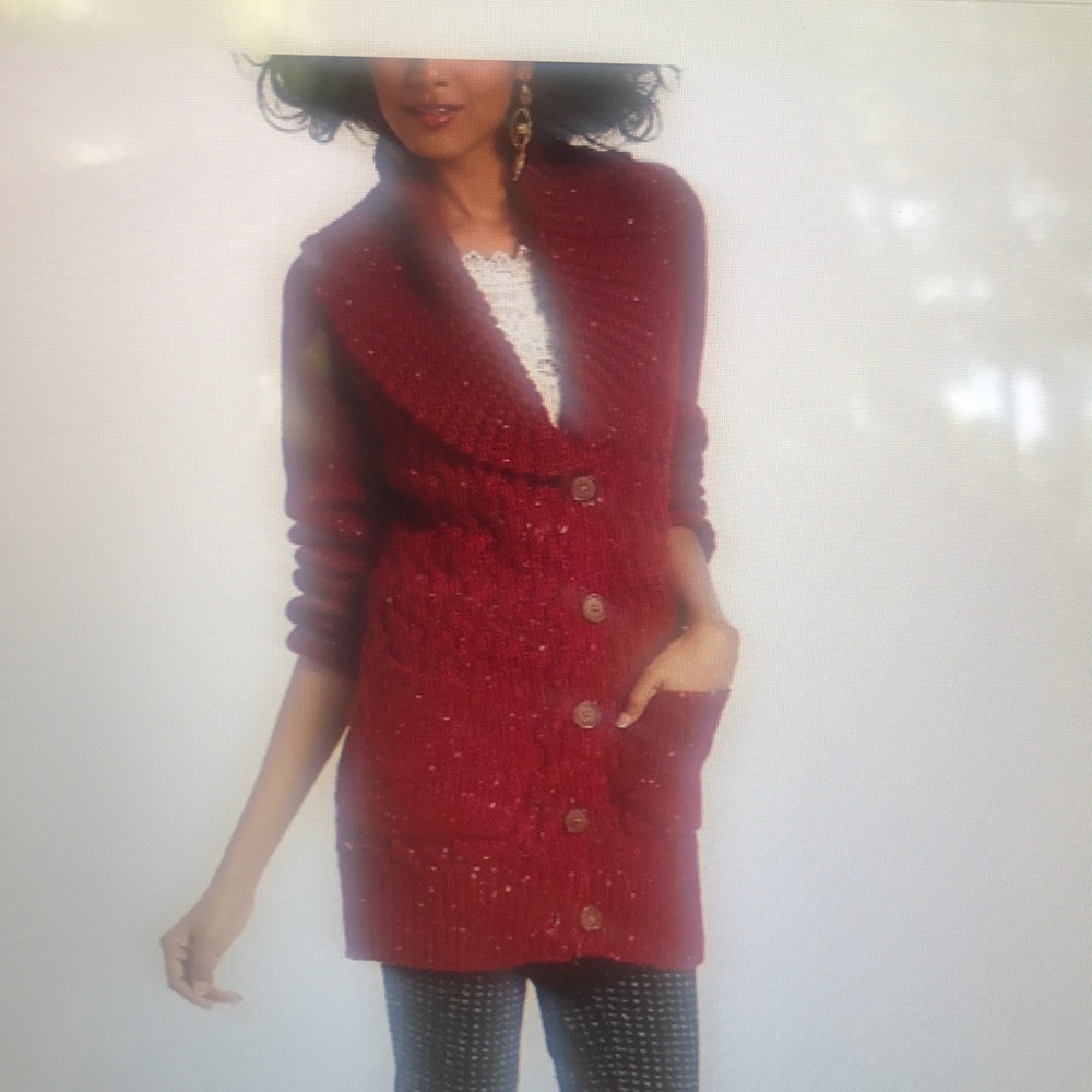 Anthro Isabella Sinclair Farfar Cardigan View 5